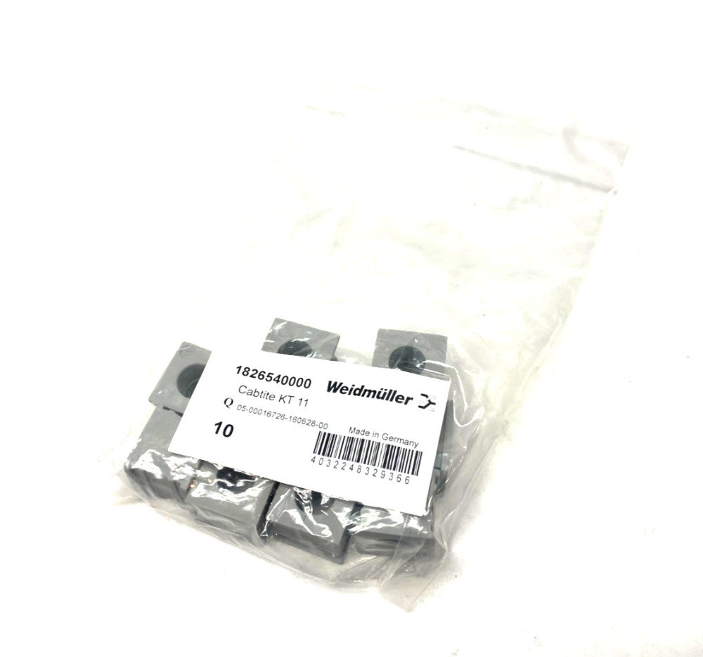 Weidmüller 1826540000 Cable Frame Grommet Seal Cabtite KT 11 Gray PKG OF 10