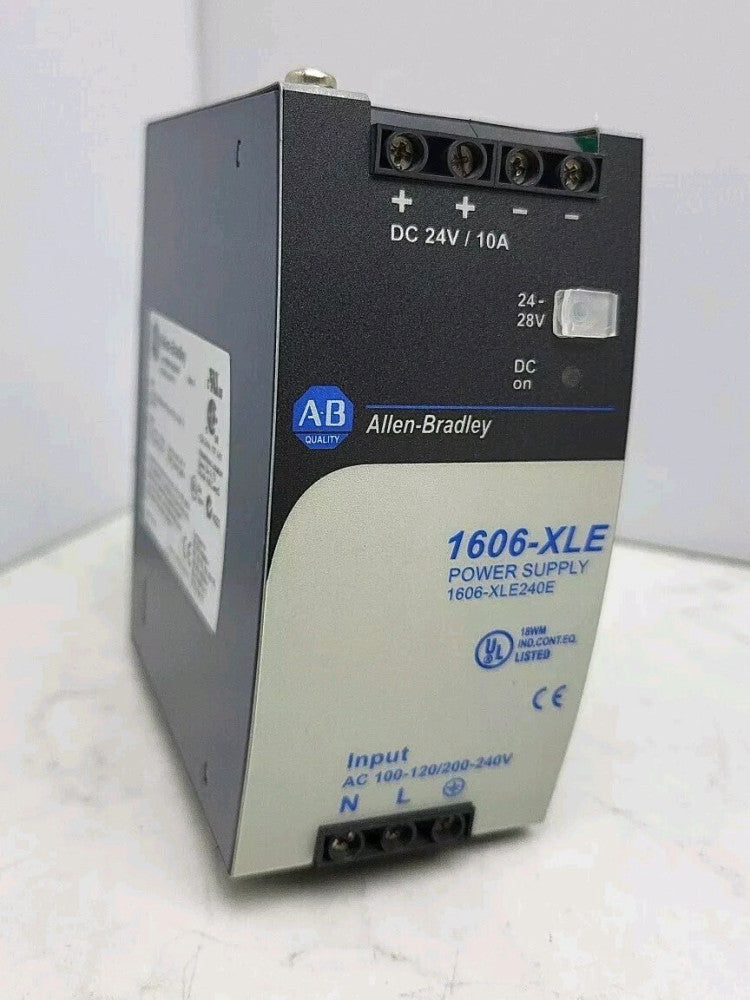 Allen Bradley 1606-XLE240E Essential Power Supply 24-28 Vdc 10A/240W 120/230 Vac