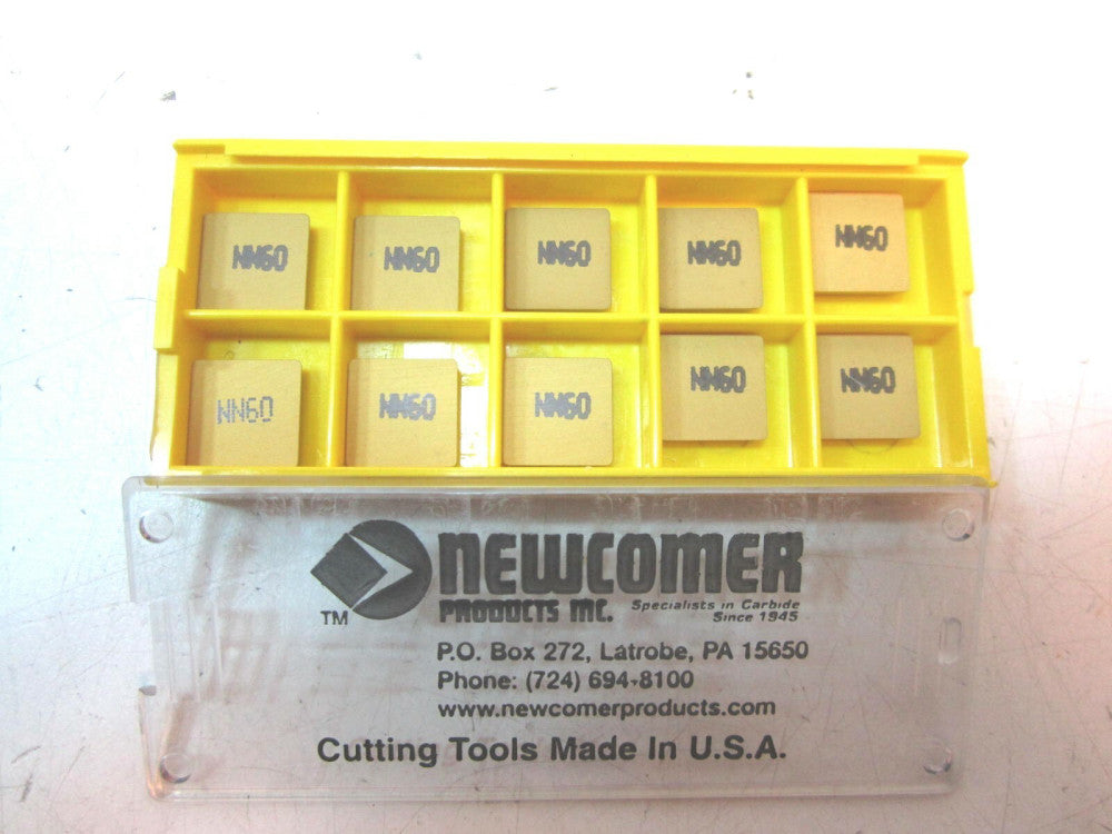 Newcomer SPG-422A-NN60 Carbide Turning Inserts Pack Of 10