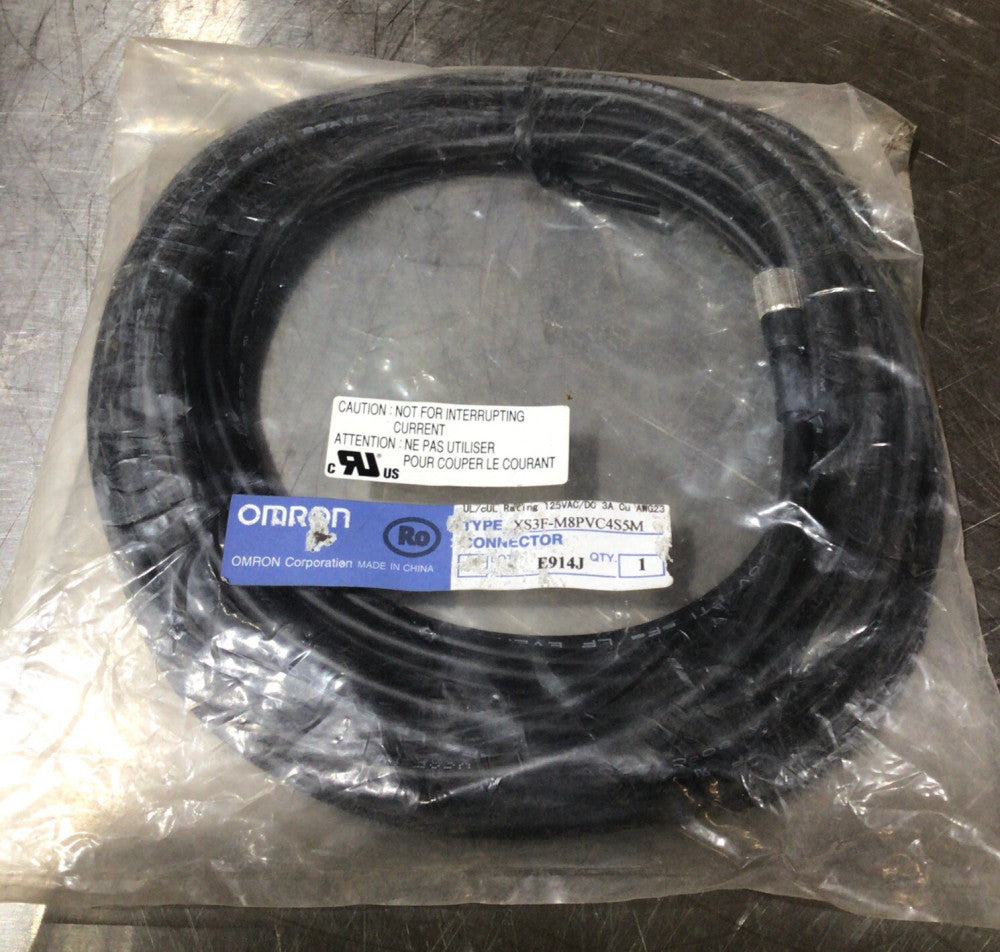 Omron XS3F-M8PVC4S5M XS3FM8PVC4S5M Proximity Sensor 125VAC/DC 3A E914J