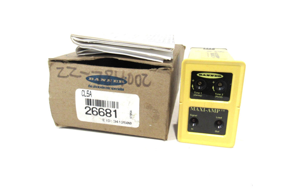 NEW BANNER ENGINEERING CL5A CONTROL MODULE 26681