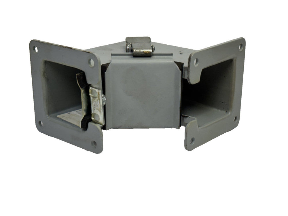 HOFFMAN F22LE9A ELBOW 90° LAYIN WIREWAY INSIDE OPENING, 2.50" X 2.50" ,  STEEL