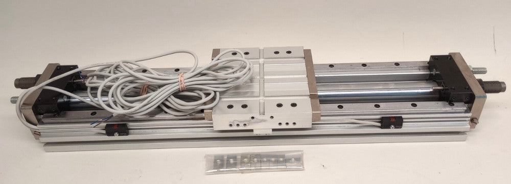 SMC CDY2S25-01-28983 Used Rodless Slide Cylinder With D-E73A Switches