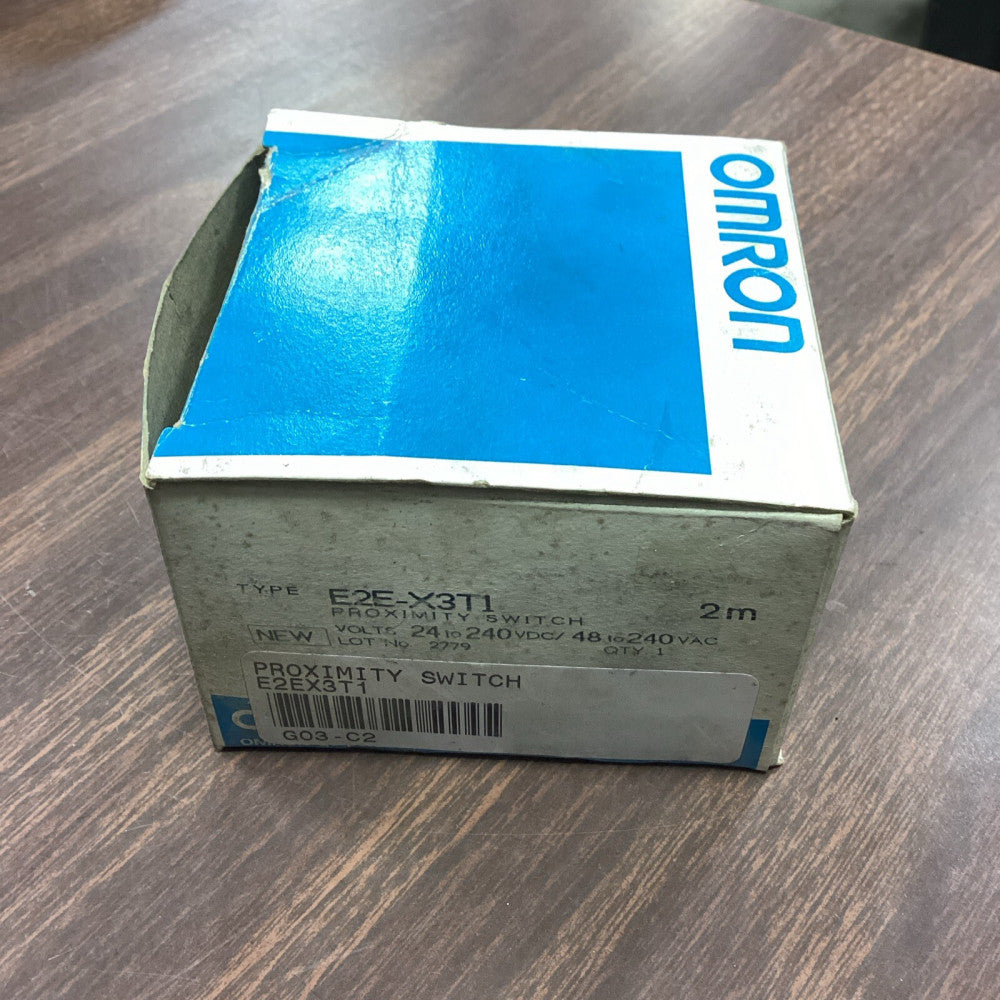OMRON E2E-X3T1 PROXIMITY SWITCH 24-240VDC 48-240VAC