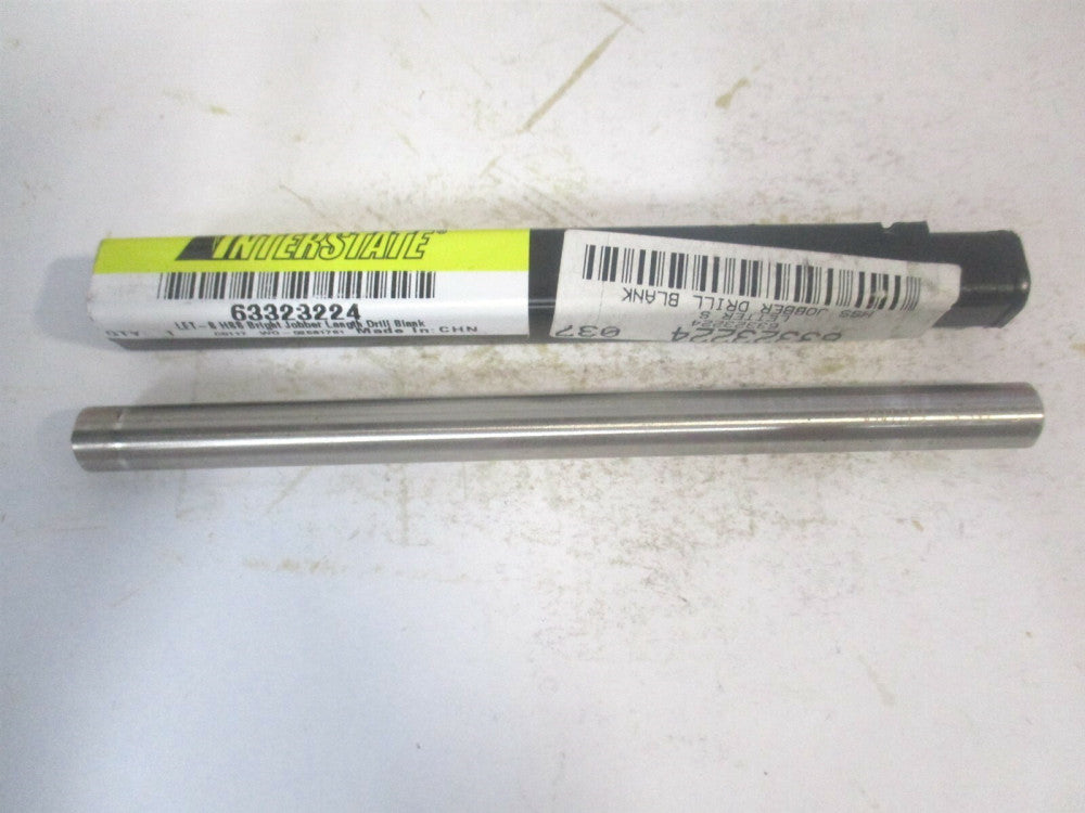 (63323244) Letter S 4-7/8" OAL Bright Finish High Speed Steel Long Drill Blank 