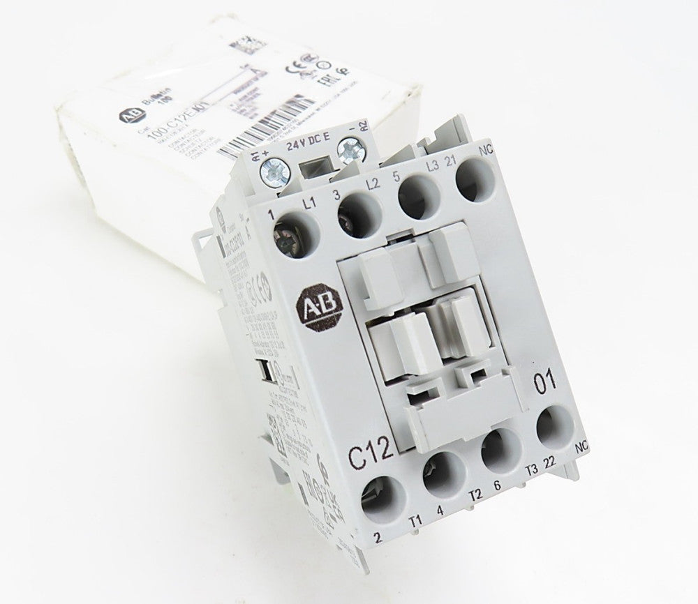 Allen Bradley 100-C12EJ01 Contactor 12A   24VDC Coil NEW IN BOX