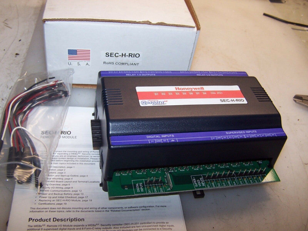 NEW HONEYWELL VYKON SEC-H-RIO REMOTE I/O MODULE 