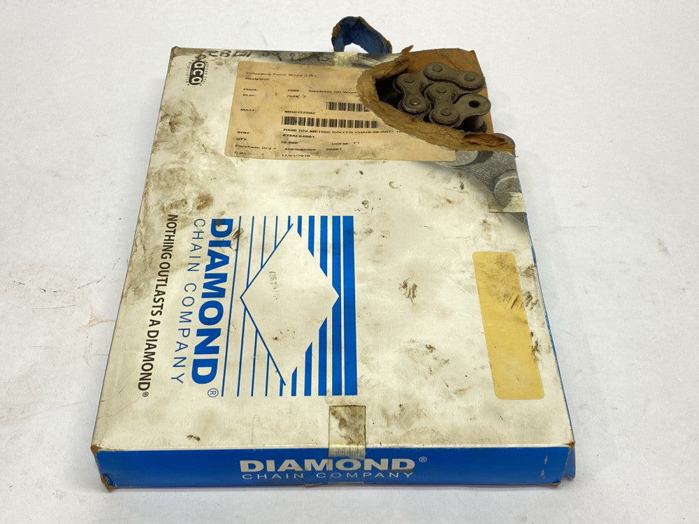 Diamond Chain RS80 RIV 10'/3.05m #80 Roller Chain 10ft