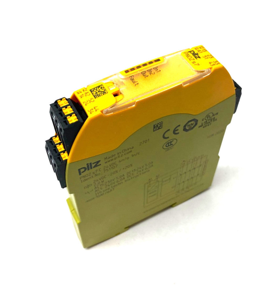 Pilz PNOZ s7 C 24VDC 4 n/o 1 n/c Sigma Contact Expansion Safety Relay 751107