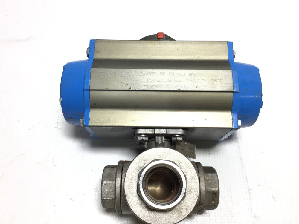 Valbia SR 75 Ball Valve With Pneumatic Actuator P.max 8 bar Set 05