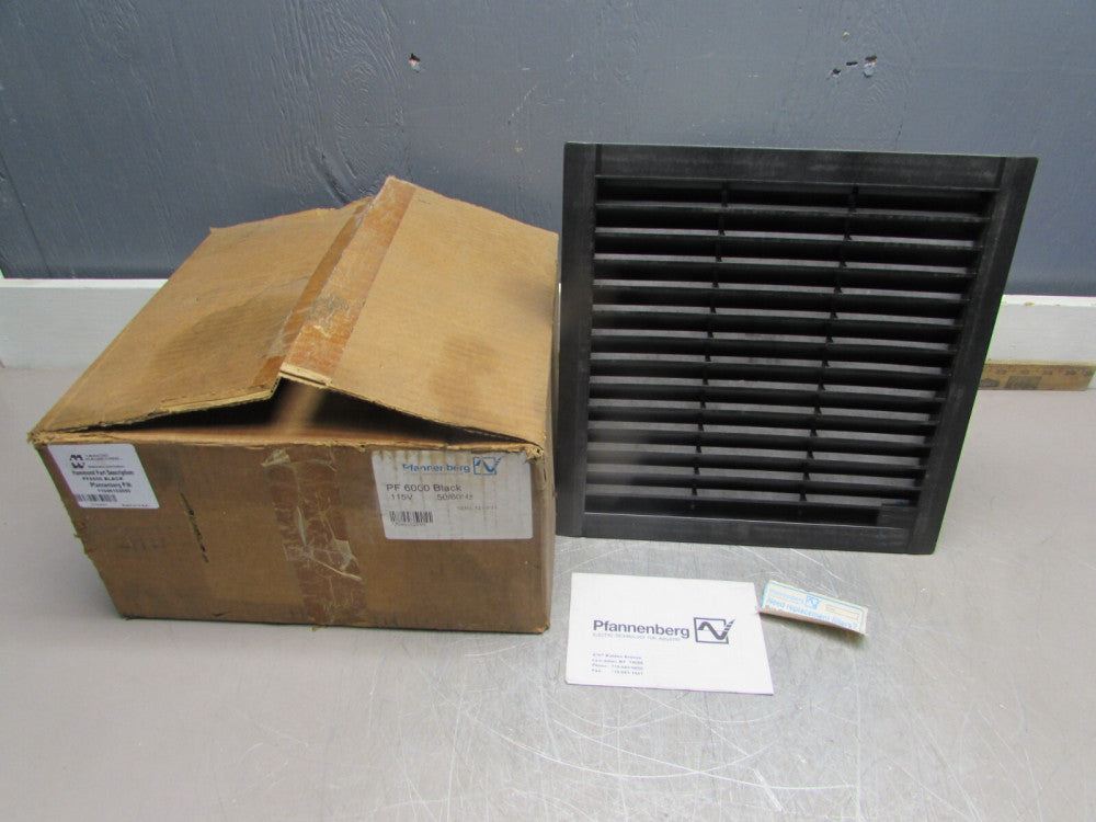 Pfannenberg 11045152050 , PF 6000 ENCLOSURE FAN ASSY, 115V, BLK, NIB! MAKE OFFER