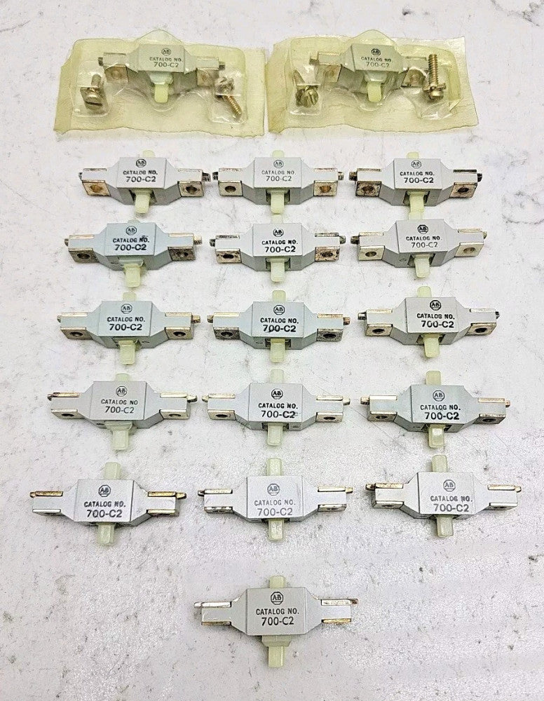 18 Pack Allen Bradley 700-C2 Contact Cartridge Front Deck *New And Used See Pics