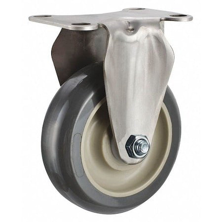 Zoro Select P12rx-Up030d-12 Rigid Plt Cstr,Polyurethane,3 In,300 Lb.
