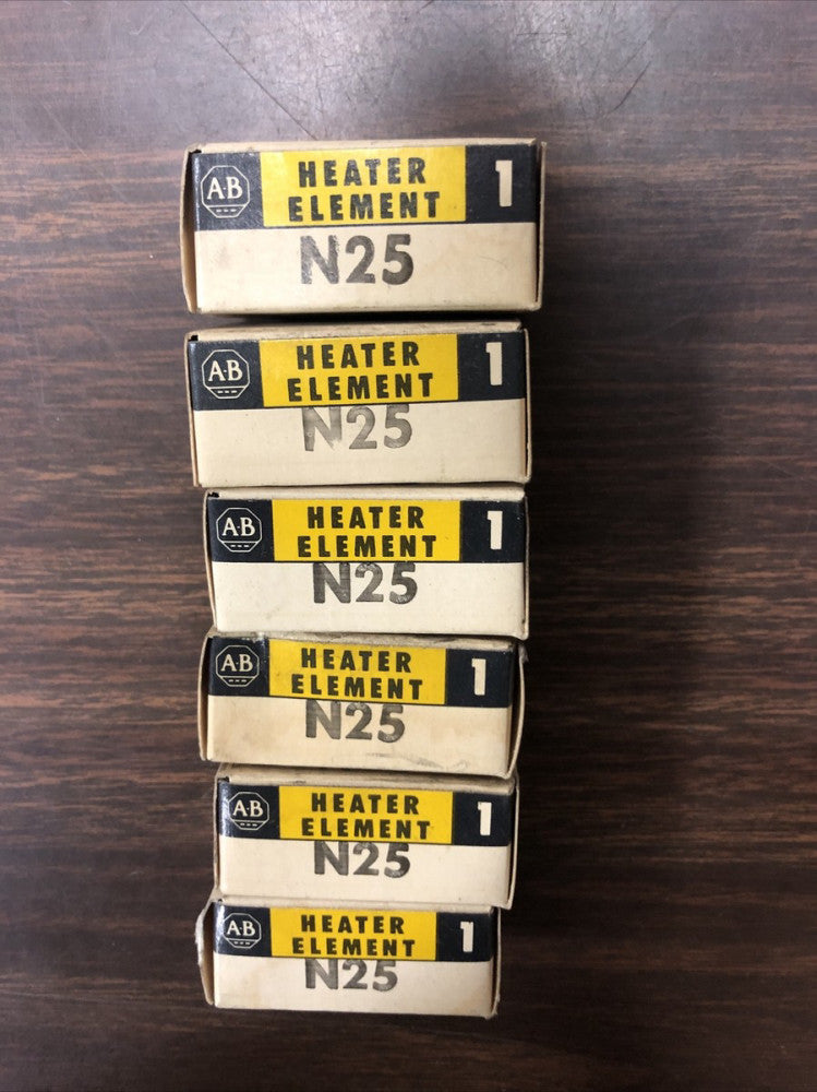 Allen Bradley N25, (1)  Overload Heater Element *LOT Of 6*