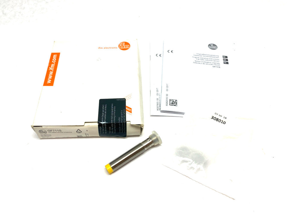 Ifm GF711S Fail-Safe Inductive Proximity Sensor GIFA4004-2PS/SIL2/V4A/US