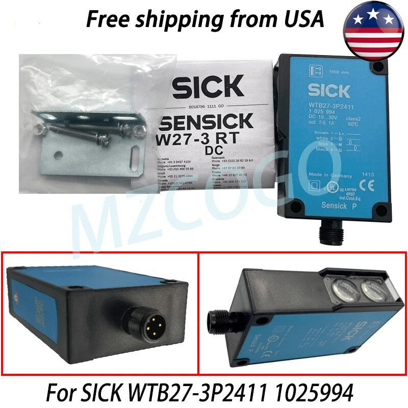 For SICK WTB27-3P2411 1025994 Photoelectric Sensor DC 10-30V- US Stock