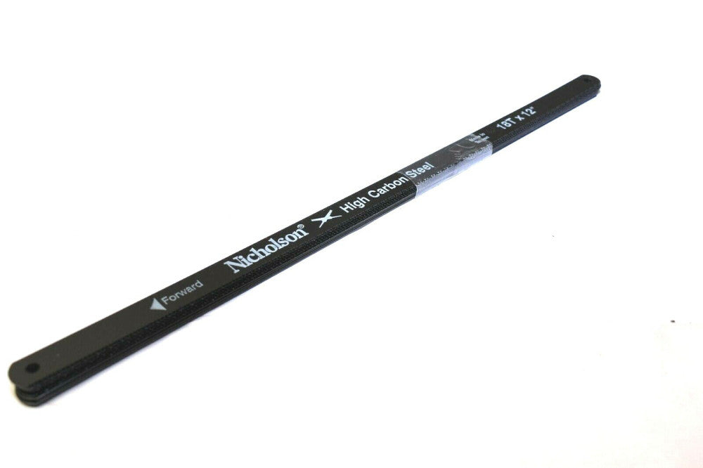 NICHOLSON HIGH CARBON STEEL HACKSAW BLADES 18T x 12"  (10 pak.) 
