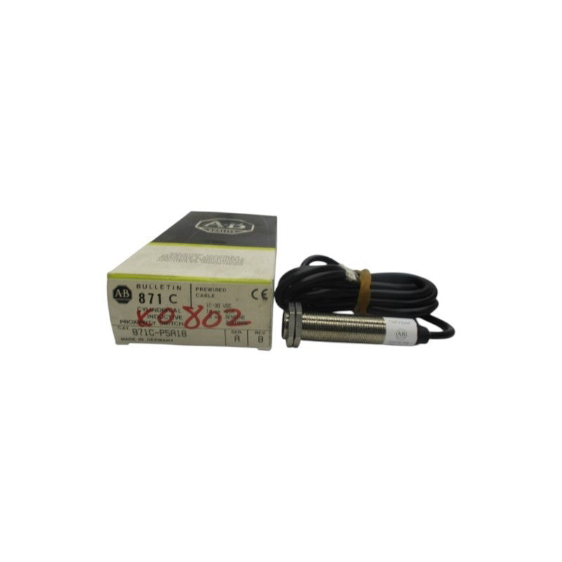 ALLEN BRADLEY 871C-P5A18 SER. A REV. B 10-30VDC 0.2A (BK/YL) NSMP