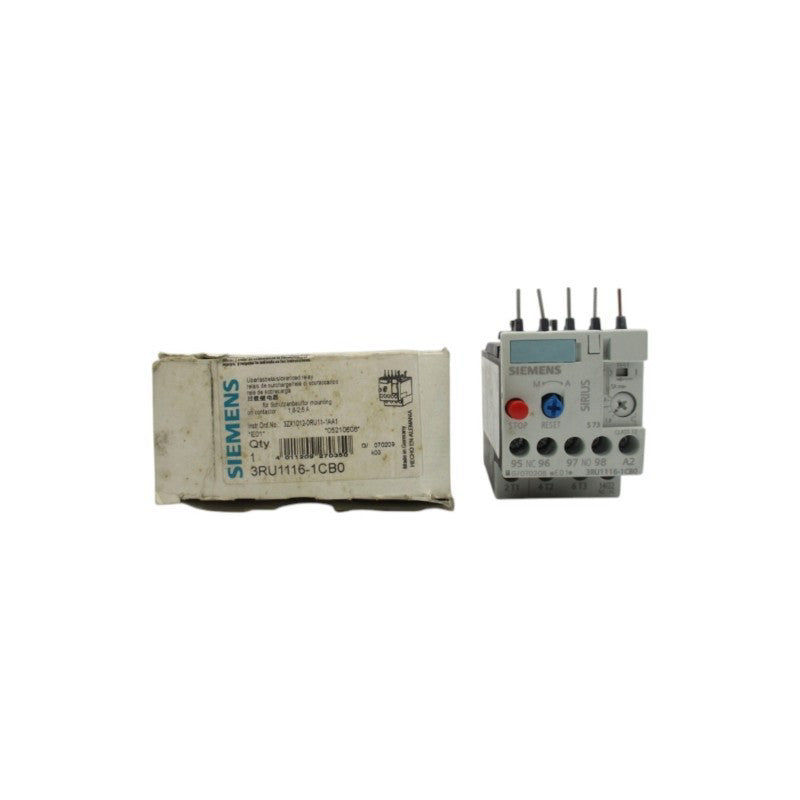SIEMENS 3RU1116-1CB0 1.8-2.5A NSMP