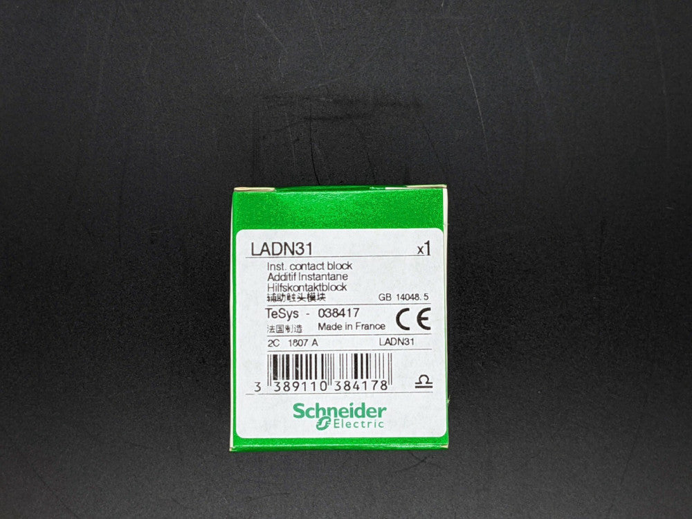 Schneider Electric Telemecanique LADN31 3NO 1NC Top Mount Aux Contact