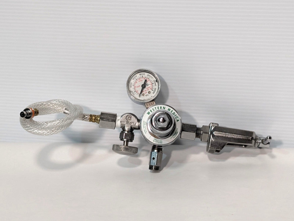 Western Medica Model SCS-10497 Gas Pressure Regulator Gauge & Nylobrade 770091