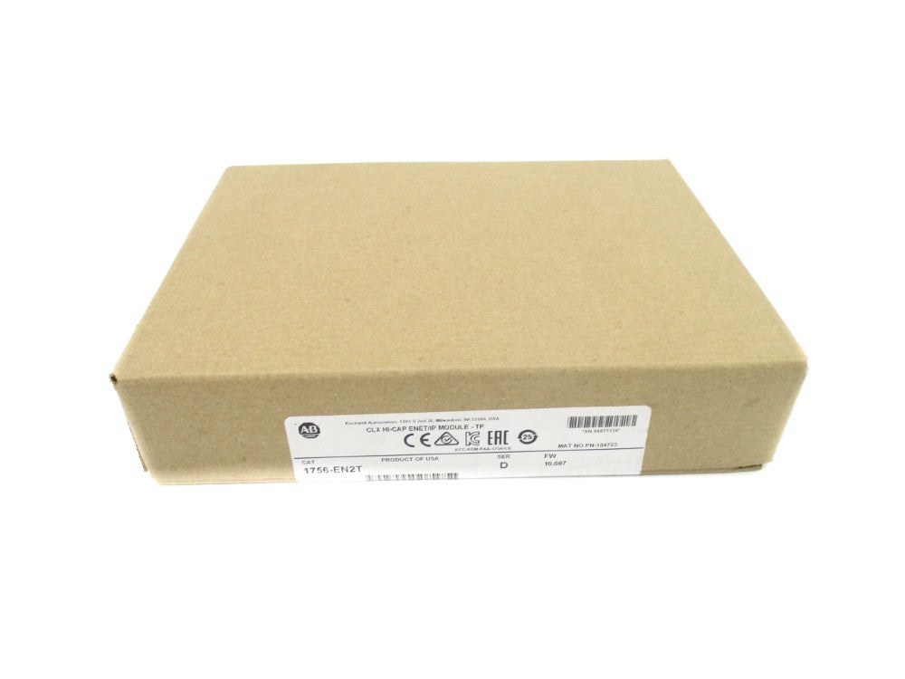 ALLEN BRADLEY 1756-EN2T SER. D F/W 10.007 DATE: 2017 NSFS