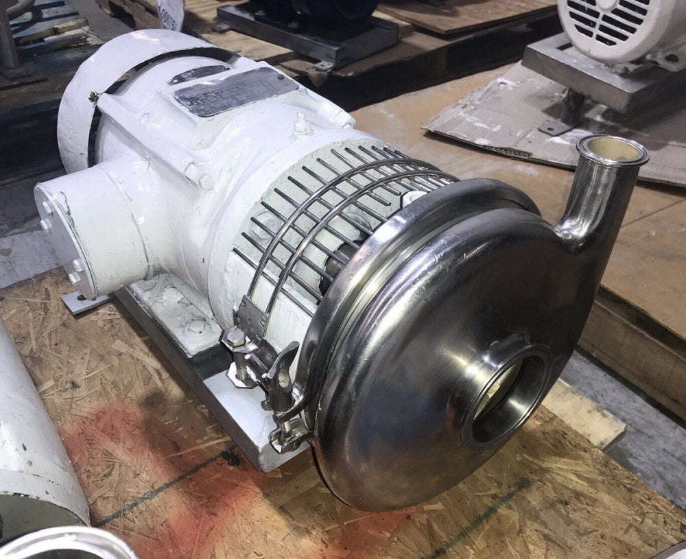 TRI-CLOVER C216MD18T-S STAINLESS STEEL CENTRIFUGAL PUMP, 5HP