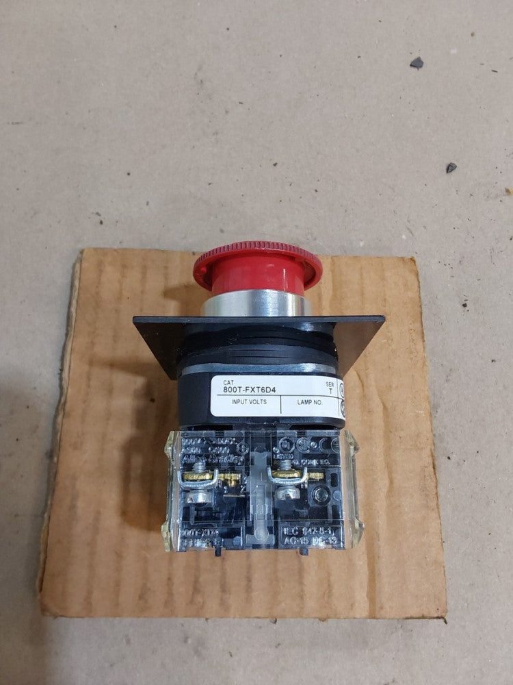 Allen Bradley 800T-FXT6D4 Push Button 800TFXT6D4 Ser T 800T-XD4
