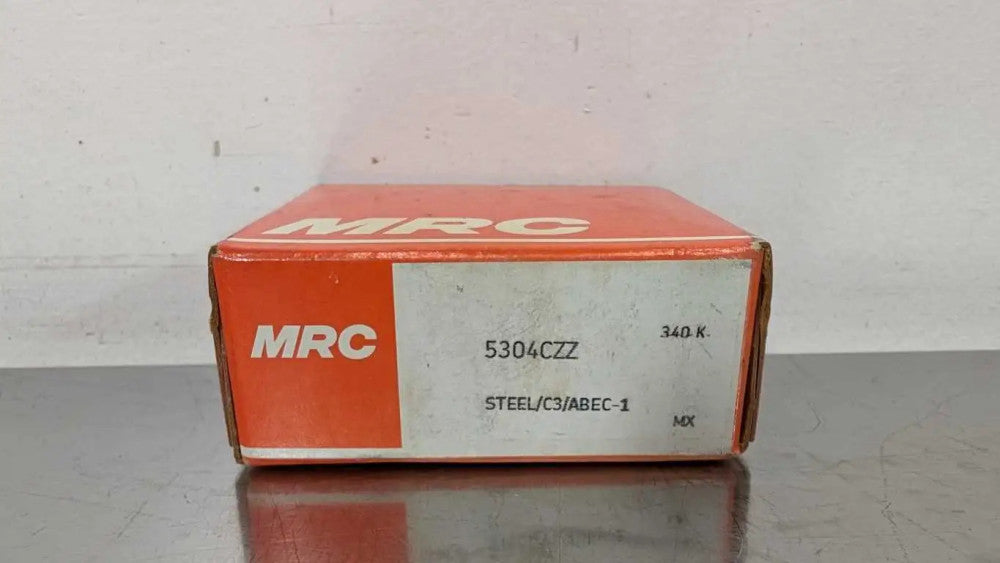 MRC 5304CZZ Double Row Angular Contact Bearing 20mm ID 52mm OD 0.8750" Wide 30°