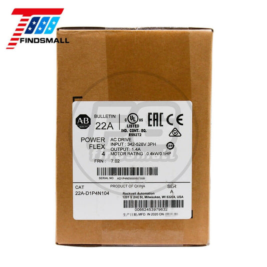 2022/23 US Ship New Sealed Allen Bradley 22A-D1P4N104 PowerFlex 0.5 HP AC Drive