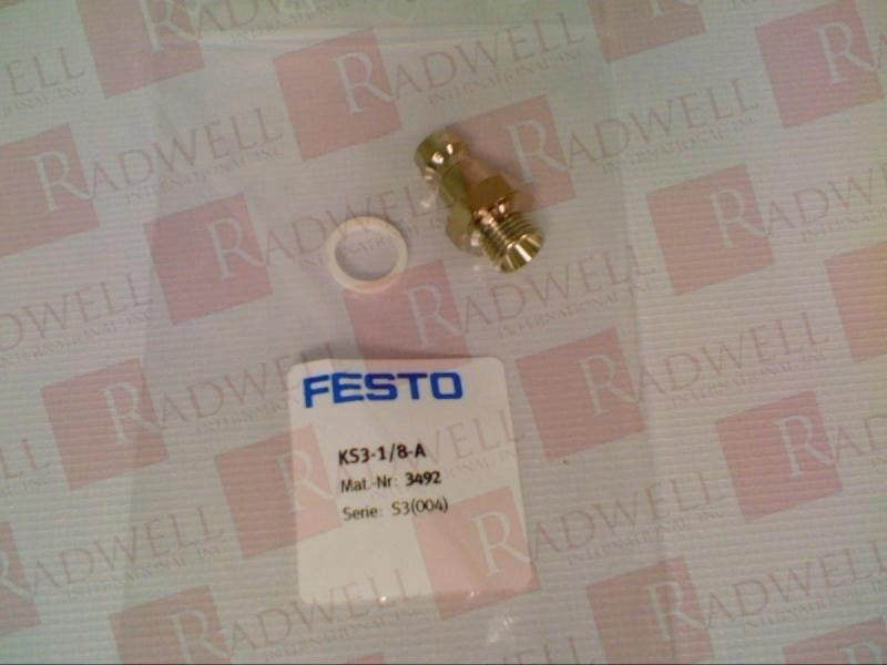FESTO KS3-1/8-A / KS318A (NEW IN BOX)