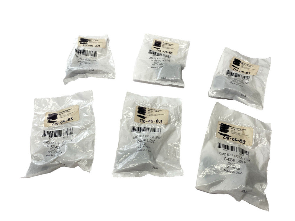 Diamond Chain Company C-4334CL-08-P Connecting Link 80-1 1" Pitch LOT OF 6