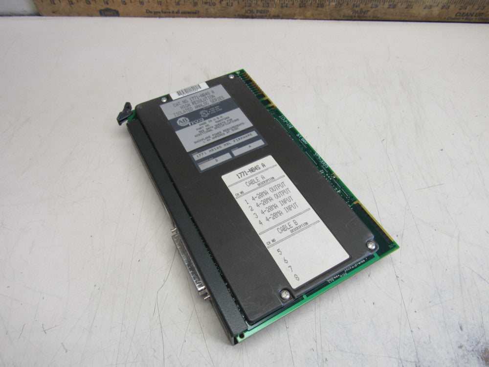 ALLEN BRADLEY 1771-NB4S SER-A HIGH RESOLUTION ISOLATED ANALOG MODULE XLNT !!