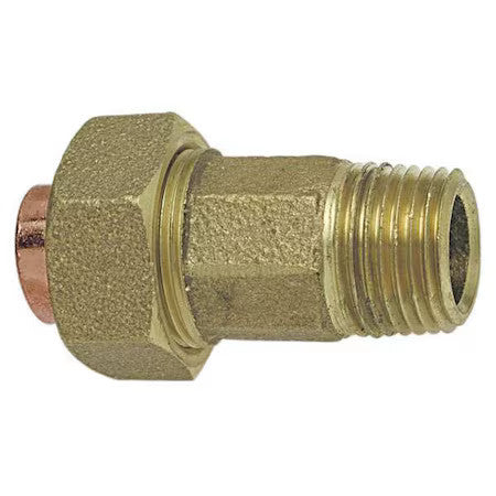 Nibco 7334 1 Fitting Union,Cast Bronze,C X Mnpt,1 In