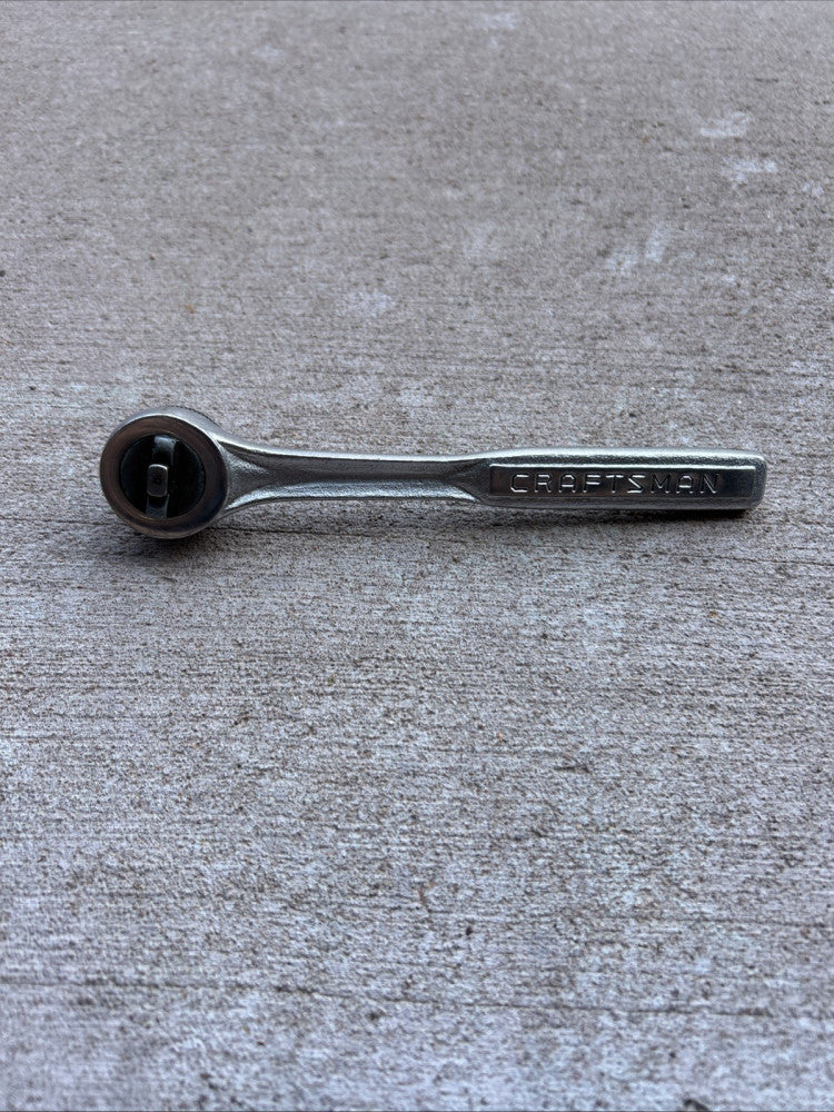Vintage Craftsman RHFT 3/8" Drive Fine Tooth Ratchet USA-V-43788