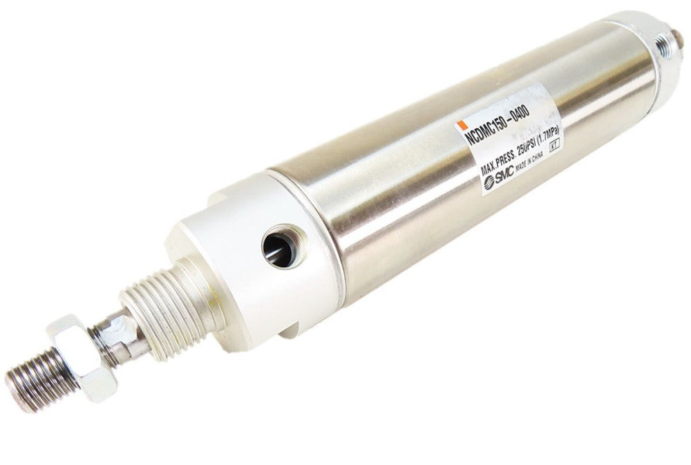 SMC NCDMC150-0400 NCDMC1500400 Pneumatic Stainless Steel Cylinder 250PSI NEW