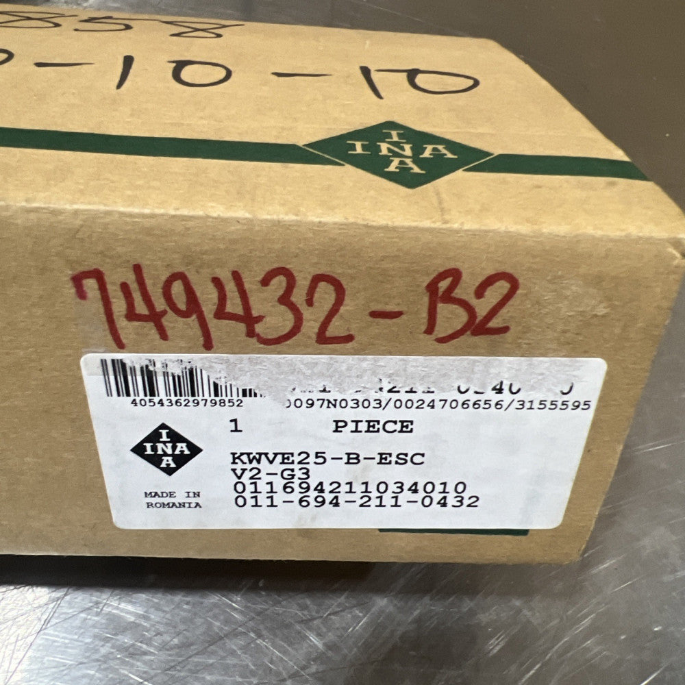 INA KWVE25-B-ESC V2-G3 Nos Surplus