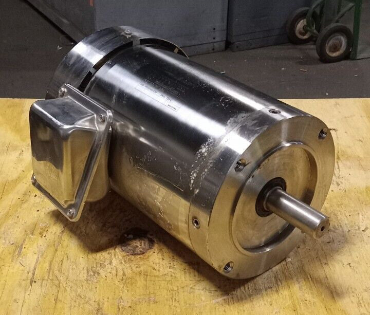 NEW LEESON 2 HP SS WASHDOWN MOTOR 208-230/460 VAC 3Ø 1740 RPM 145TC 191226.00