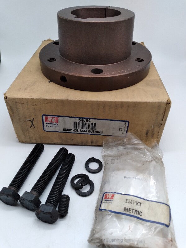 NEW TB Wood's EMX2.438 SGM Bushing 2.43" 54894 