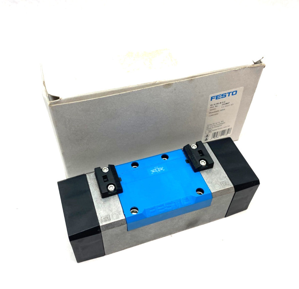 Festo VL-5/3G-D-3-C Pneumatic Valve 5/3, Closed 151867