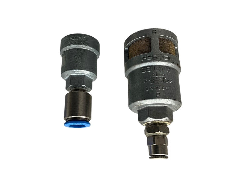 SET OF 2 Quick Exhaust Valve SEU-3/8 6755, SEU-1/4 6753