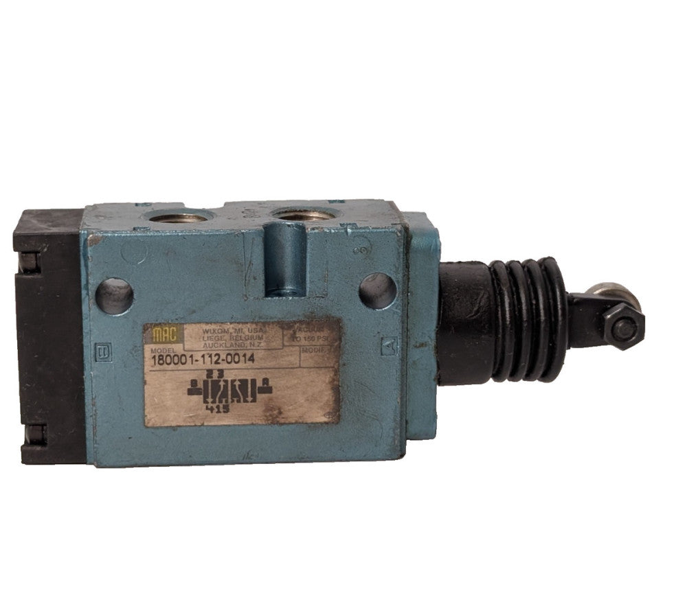 Mac Valves 180001-112-0014 Solenoid Valve with Roller Lever