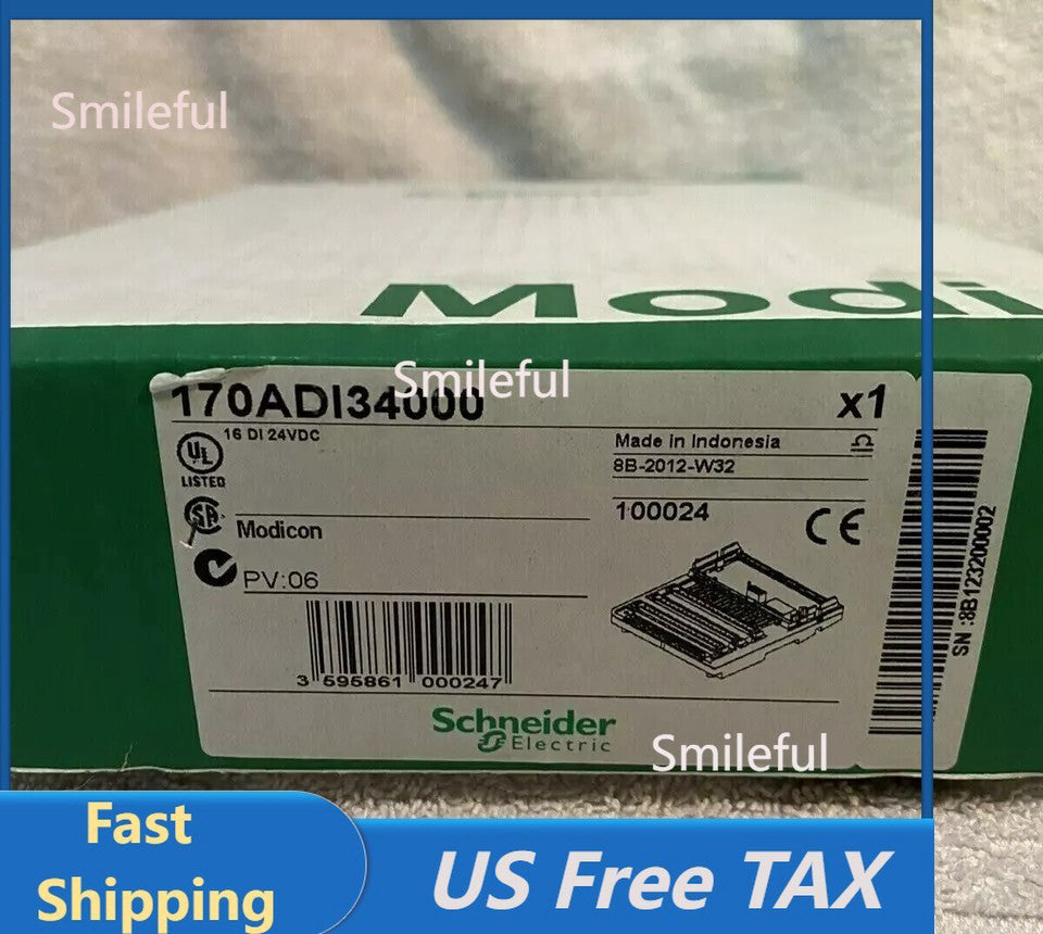 New In Box Schneider 170ADI34000 Digital Input Module 170ADI34000