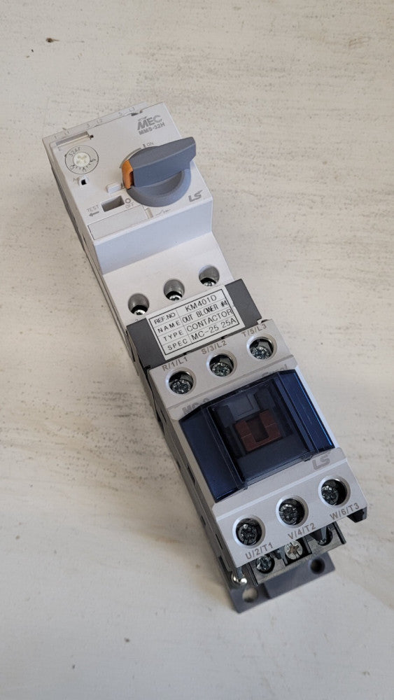 LS MEC MMS-32H Manual Motor Controller 9-13A w/ MC-9 Contactor KM401D