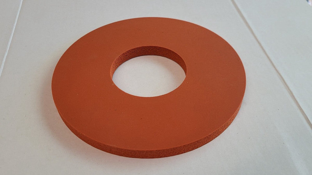 Red Silicone Sponge Foam Rubber Heat Resistant Gasket 150x60x10mm