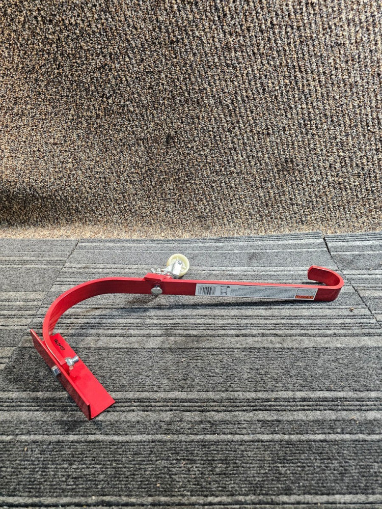 (QTY 2) Qualcraft 2481 Steel Powder-Coated Red Weather-Resistant Ladder Hook