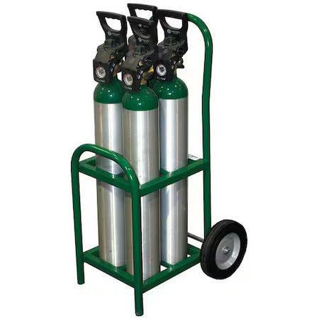 Saftcart Mde-4 Cylinder Trolley,250 Lb.,35 In. H