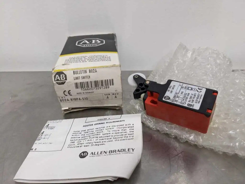 Allen-Bradley 802A-B18P4-S10 Limit Switch