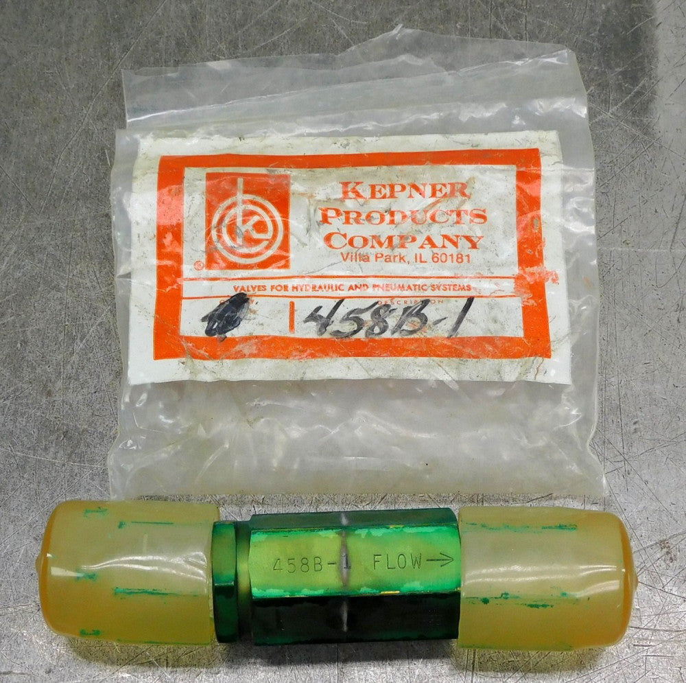 Kepner 458B-1 Brass Ball Check Valve 3/8" npt