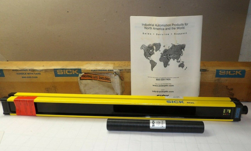 NEW SICK MSLE02-1501 LIGHT CURTAIN RECEIVER  24 VDC ±20% 2 BEAM  1012296